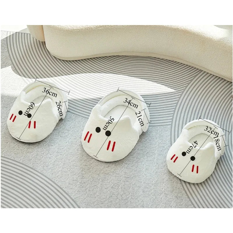 New Semi-enclosed Cat Kennel Winter Warm Slippers Pet Kennel All-season Universal Breathable Non-slip Gray Dog Kennel