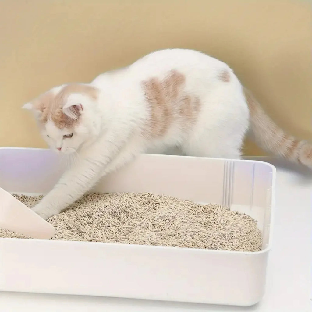 Cat Deodorising Clumping Bio-Enzymatic Bentonite Low Dust Pet Tofu Cat Litter, Home Cat Litter Deodorant Cleaning Pet Products