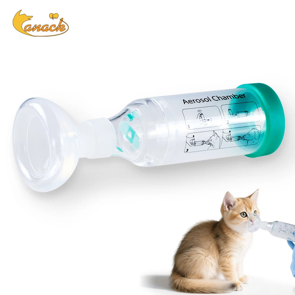 Chamber Pet Portable Inhaler Spacer