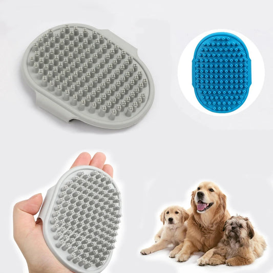Bath Brush Pet Grooming Shedding Soothing Massage