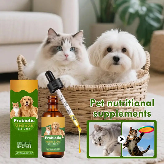 Pet Nutrition Supplement Probiotic Drops