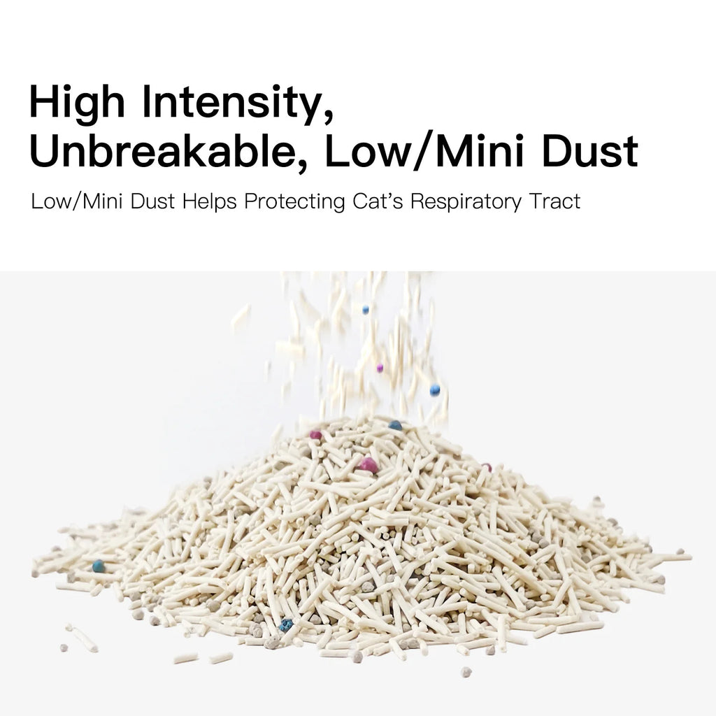 33lbs Sumlov MIXED Tofu Cat Litter, Natural Botanical, Dust-Free, Quick Clumping, Odor Control