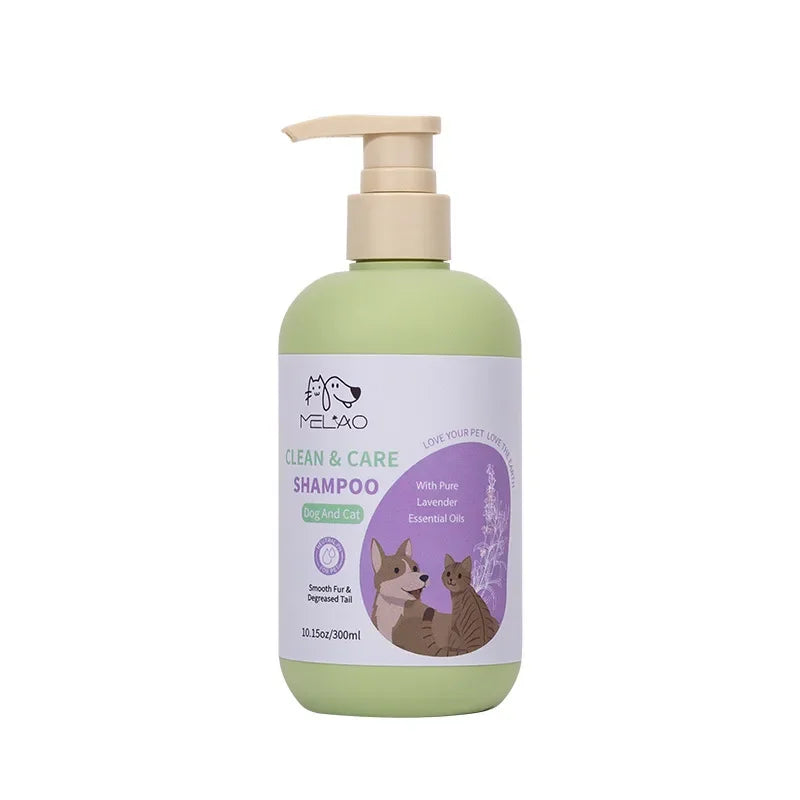 Dog 2-in-1 Shampoo Hypoallergenic Conditioner Moisturise The Hair Lavender Scent Smelly Dog Probiotic Shampoo Pet Clean Supplies